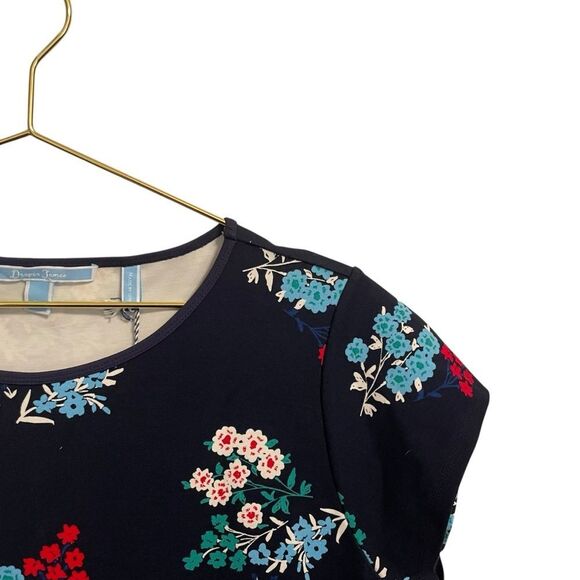 Draper James Floral Ponte A Line Dress Navy Size 1X NWT - Picture 3 of 8